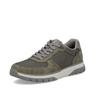 Rieker Men Oskar Laced Trainer - Khaki Combi